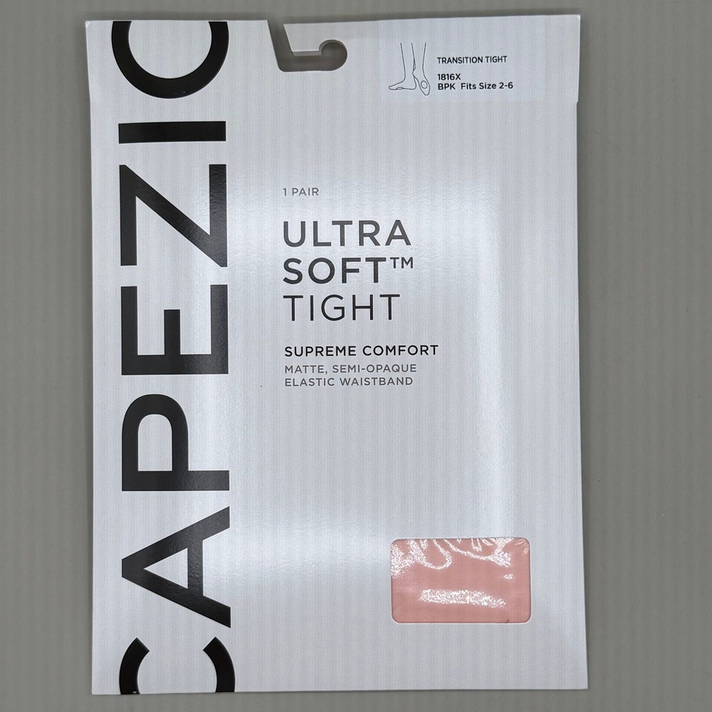 Capezio Ultra Soft Transition Tights Ballet Pink 1816X Toddler Size 2-6 New